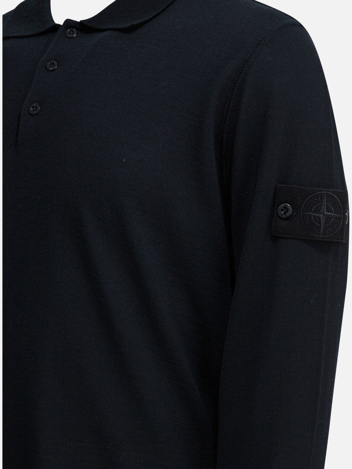 Polo sweater Solid colour Blue - Stone Island Men | PDP | VIETTI Online Store | Zoom-Modal_4