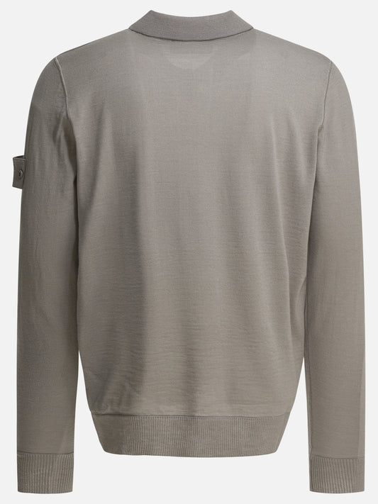 Polo sweater Solid colour Grey - Stone Island Men | PLP | VIETTI Online Store | 2