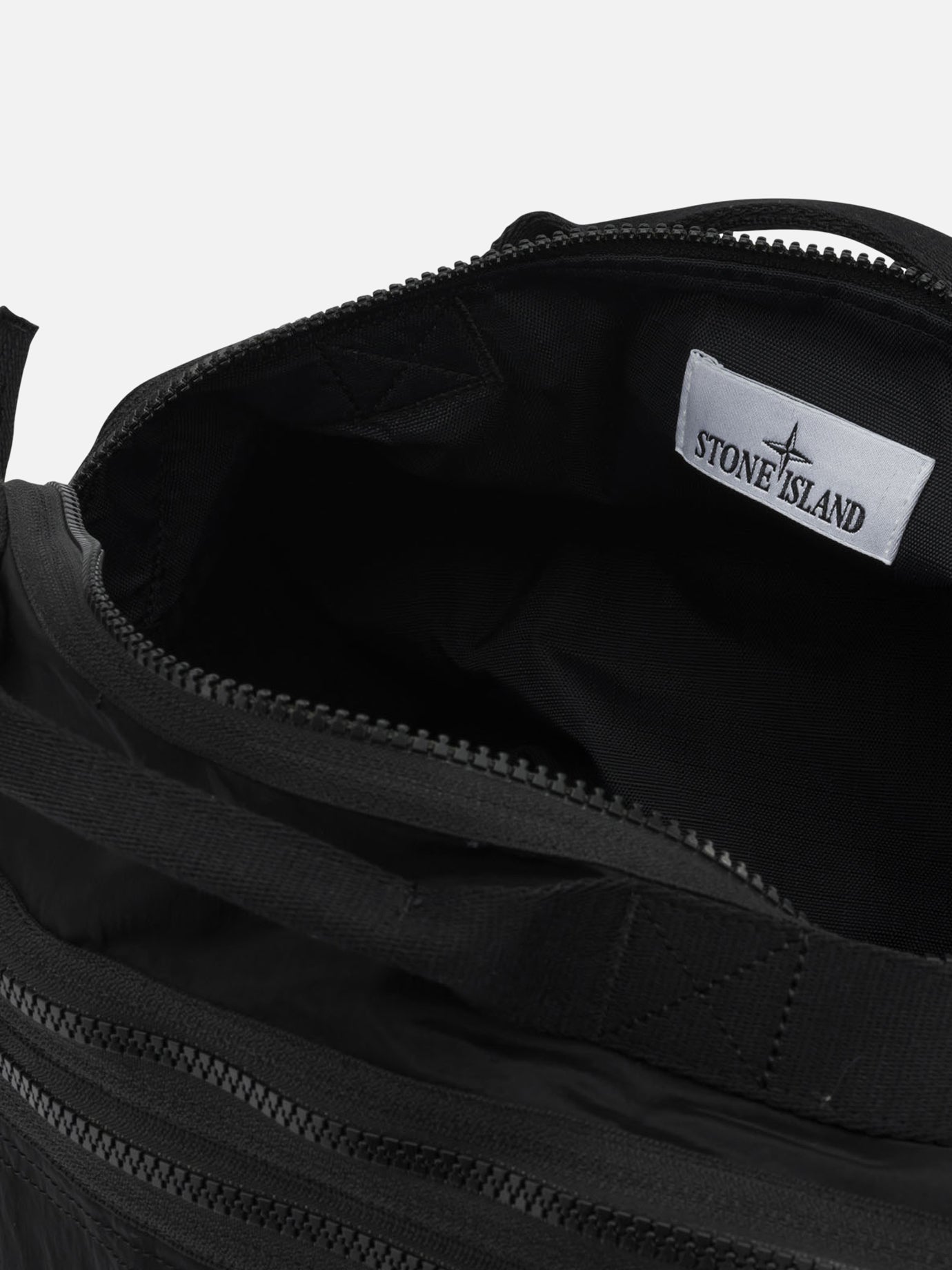 Travel bags 100% polyurethane - Other fabric: 100% polyamide Black - Stone Island Men | PDP | VIETTI Online Store | Zoom-Modal_5