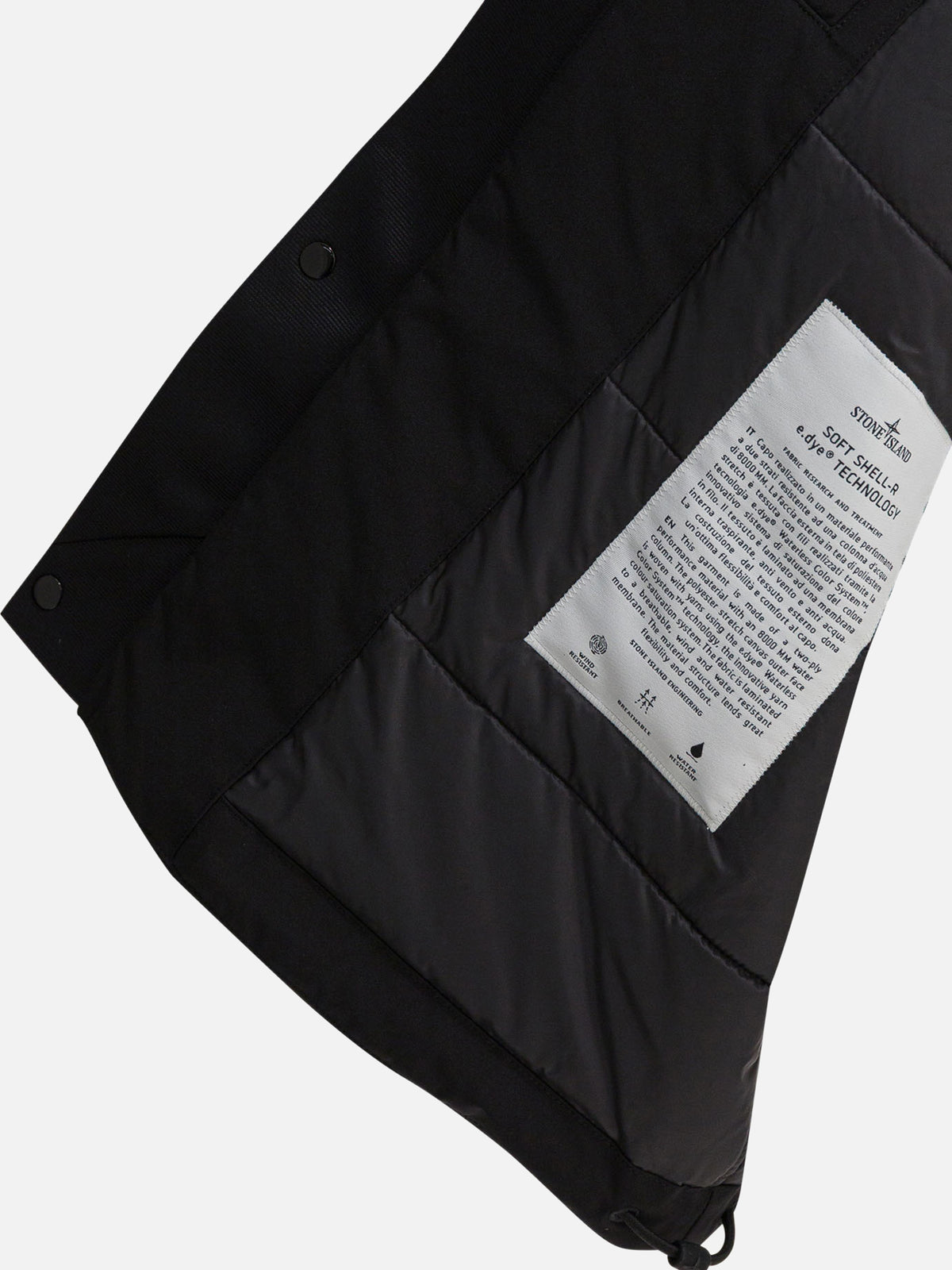 Stone Island Sleeveless Soft Shell Jacket Black