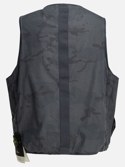 Vest jackets Camouflage Blue - Stone Island Men | PLP | VIETTI Online Store | 2