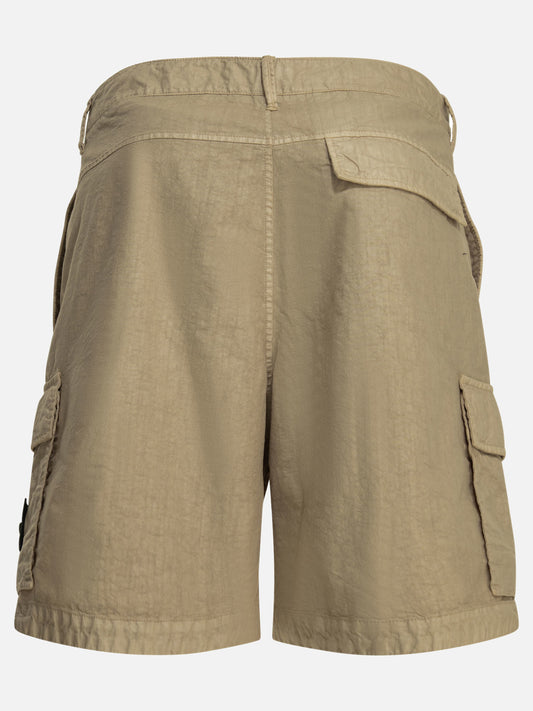 Cargo shorts Logo Beige - Stone Island Men | PLP | VIETTI Online Store | 2