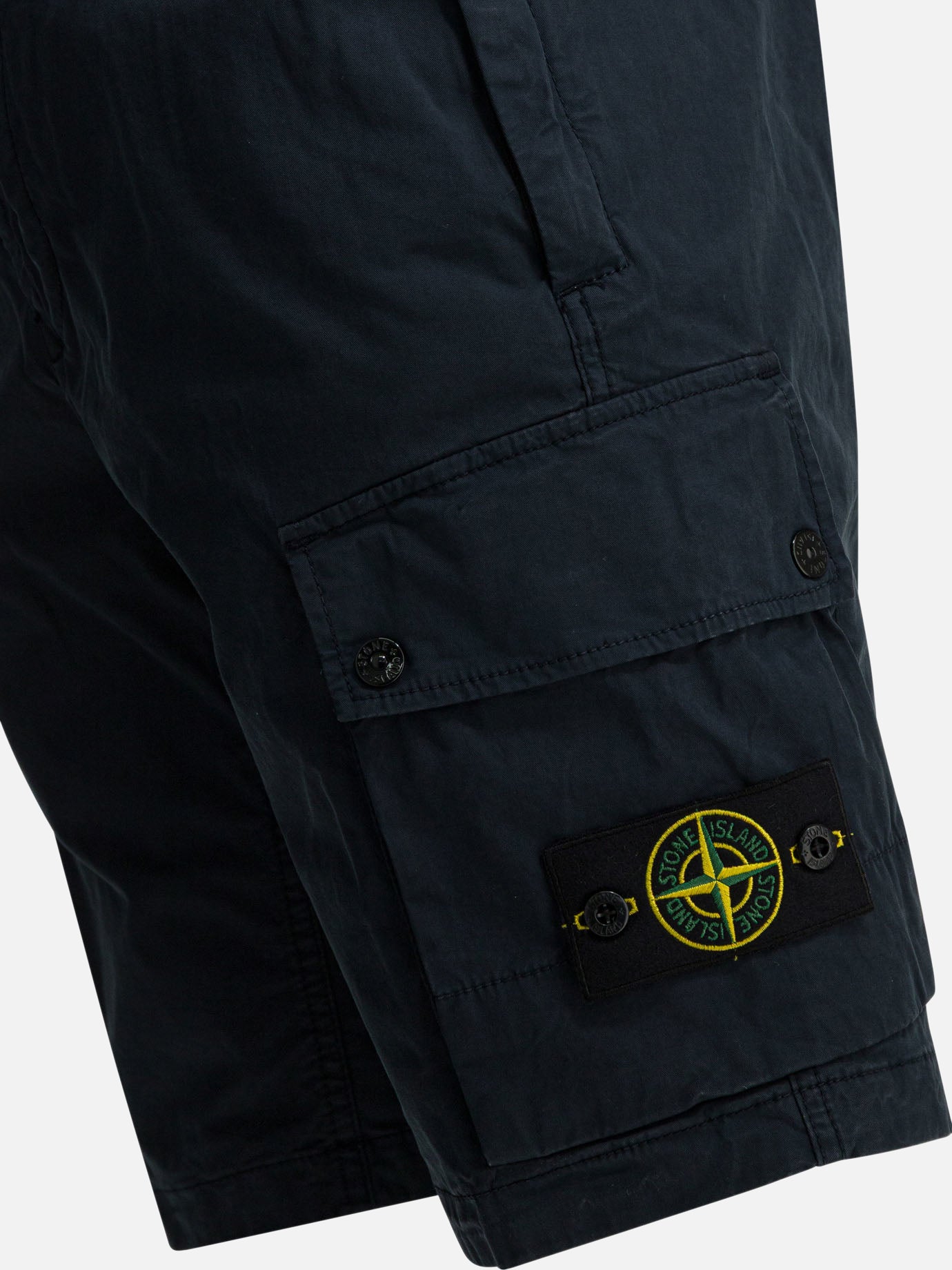 Cargo shorts Logo Blue - Stone Island Men | PDP | VIETTI Online Store | Zoom-Modal_4
