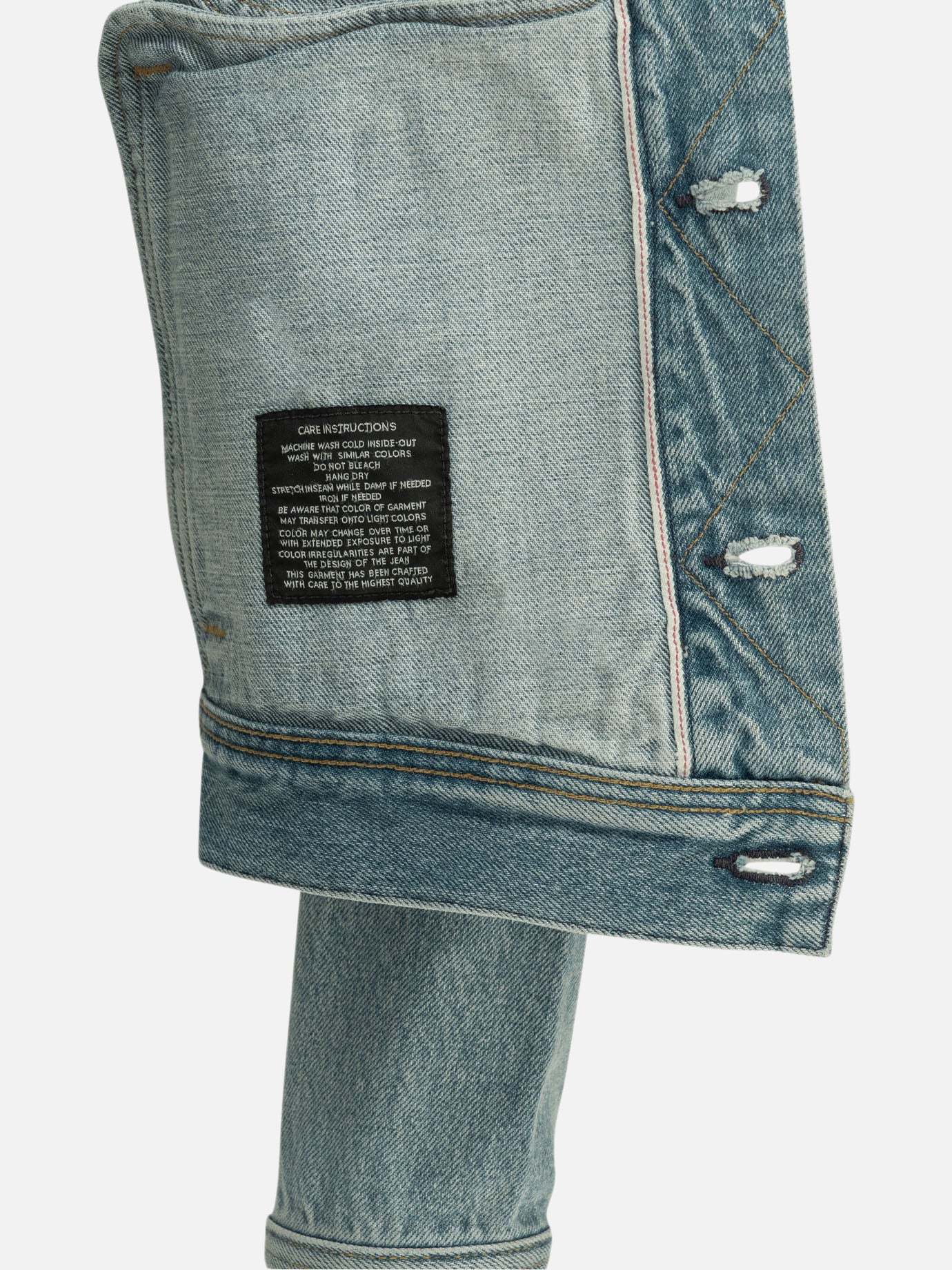 Denim jackets Solid colour Light blue - Tom Ford Men | PDP | VIETTI Online Store | Zoom-Modal_4