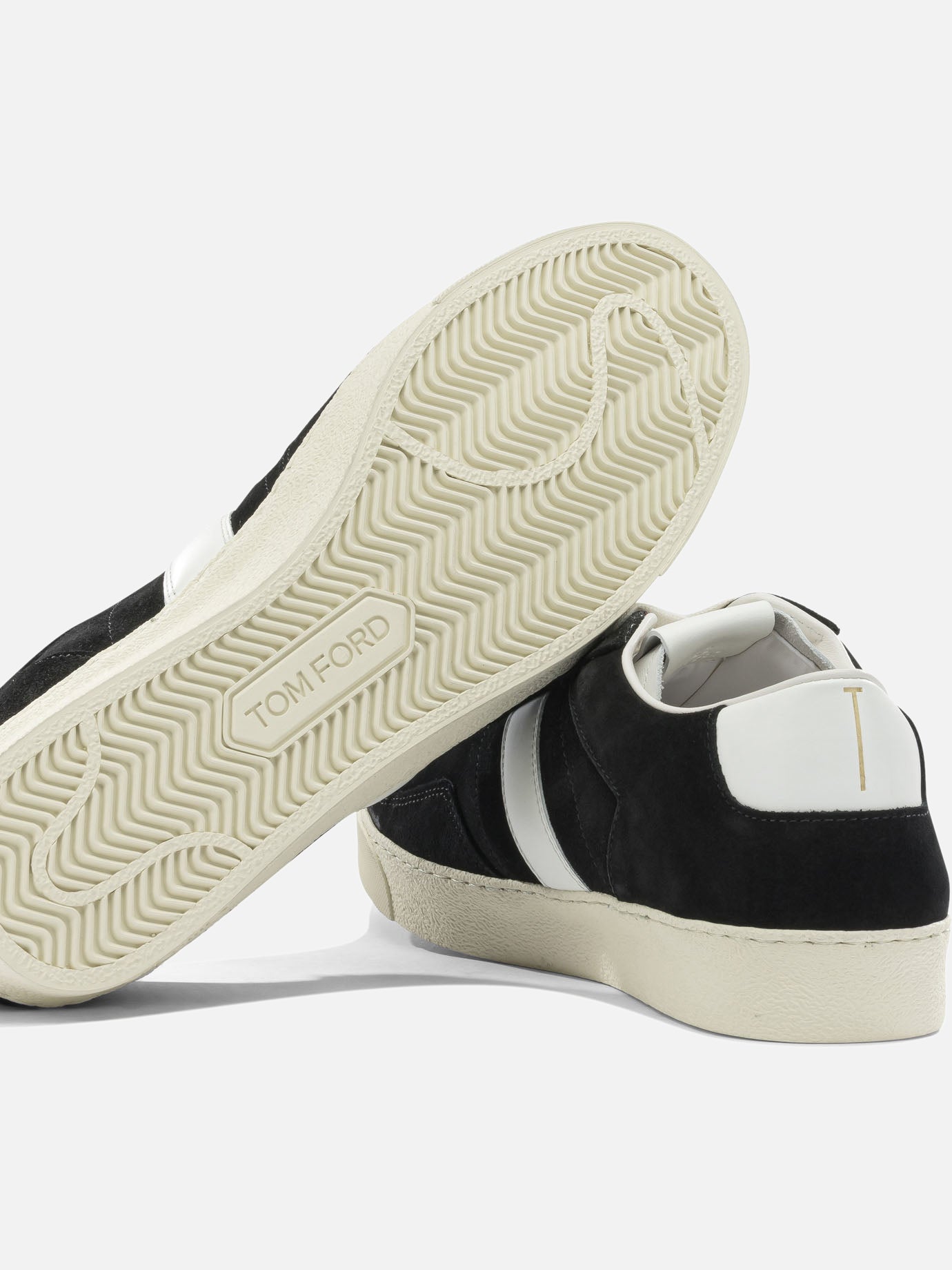 Low top sneakers 100% suede - 100% rubber Black - Tom Ford Men | PDP | VIETTI Online Store | Zoom-Modal_5