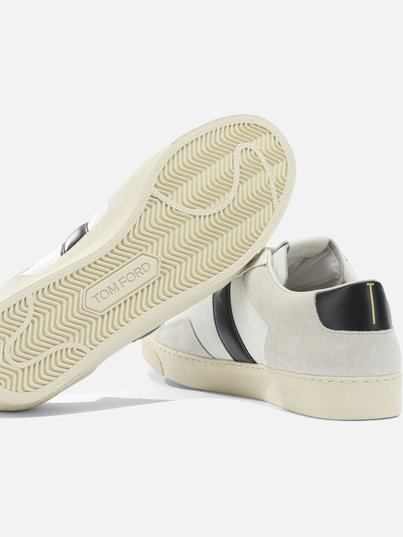 Sneaker basse 100% leather - 100% rubber Bianco - Tom Ford Uomo | PDP | VIETTI Online Store | Zoom-Modal_5