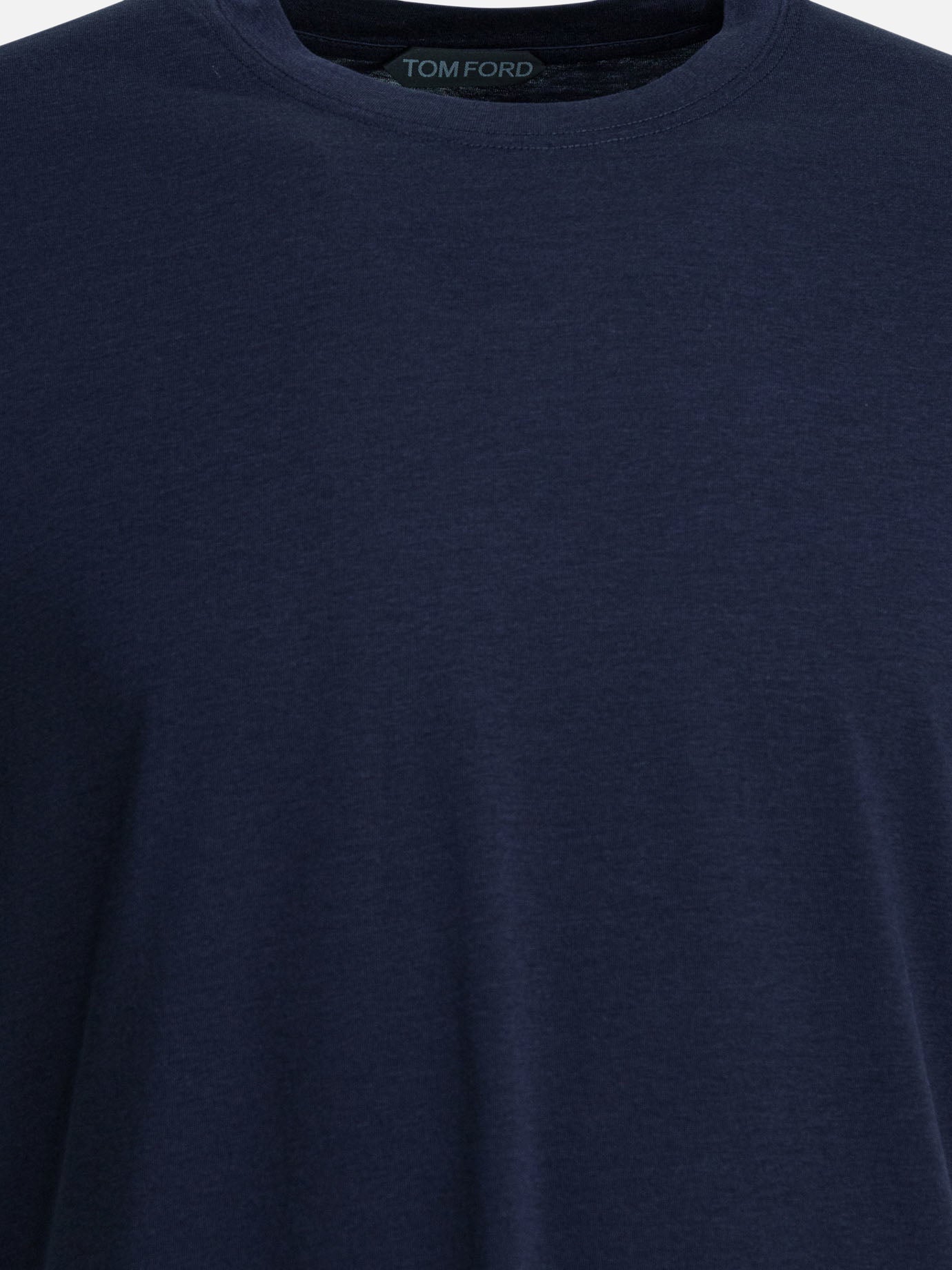 Crewneck t-shirts Solid colour Blue - Tom Ford Men | PDP | VIETTI Online Store | Zoom-Modal_4