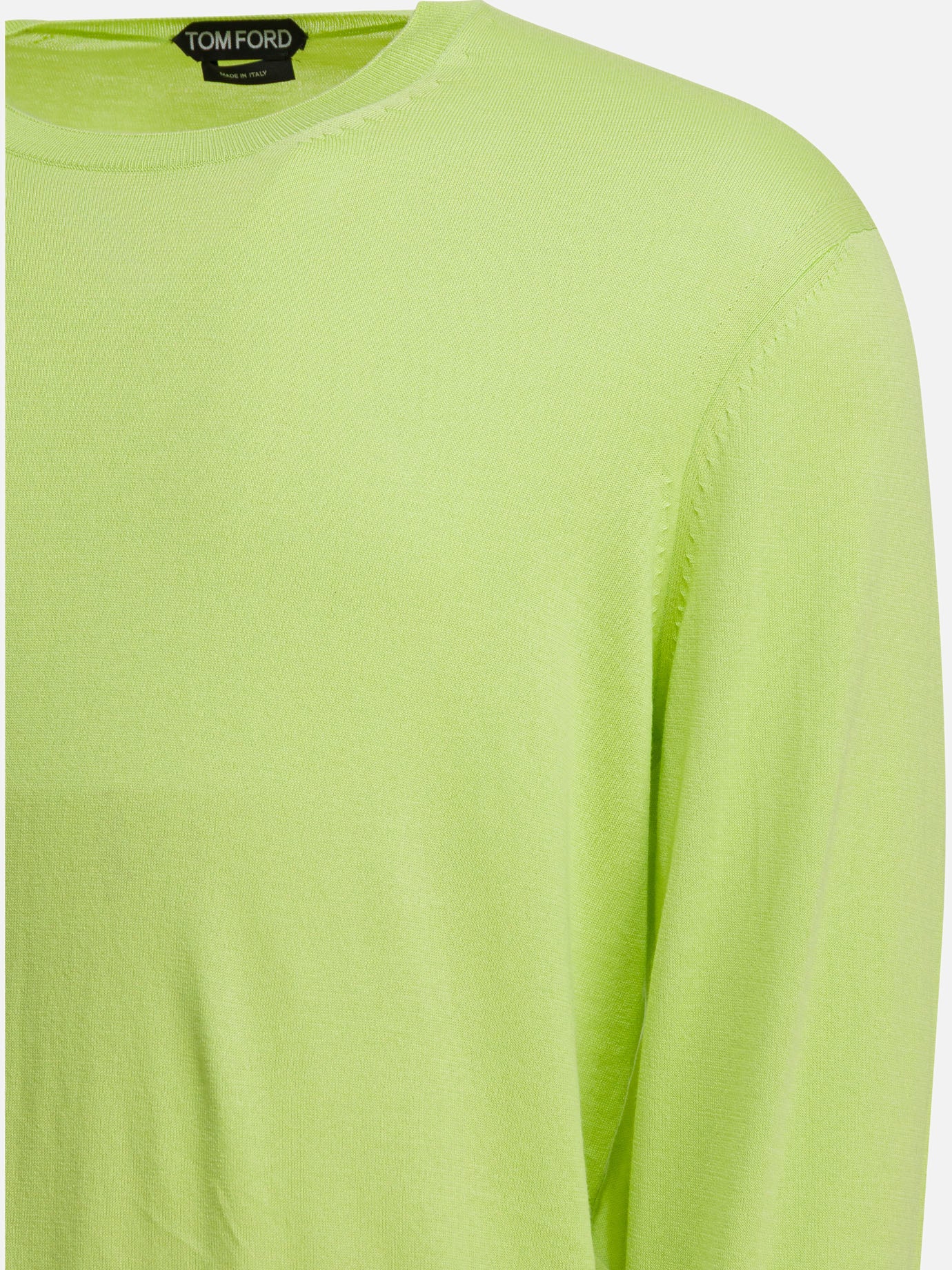 Crewneck sweaters Solid colour Green - Tom Ford Men | PDP | VIETTI Online Store | Zoom-Modal_4
