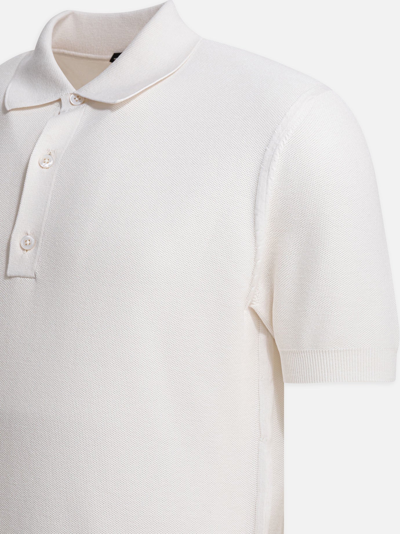 Polo shirts with buttons Solid colour White - Tom Ford Men | PDP | VIETTI Online Store | Zoom-Modal_4