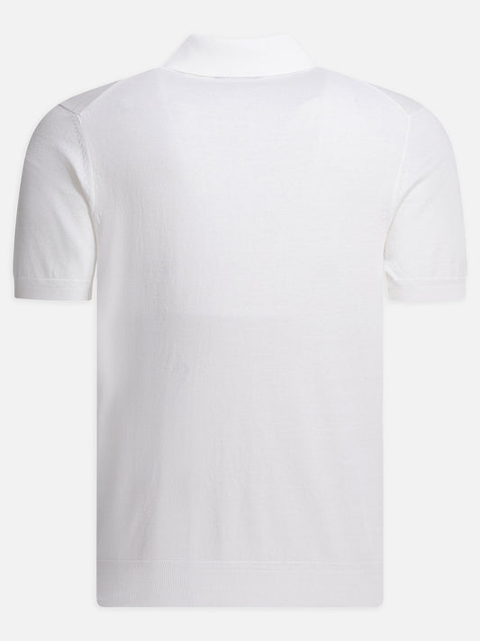 Polo con bottoni Solid colour Bianco - Tom Ford Uomo | PLP | VIETTI Online Store | 2