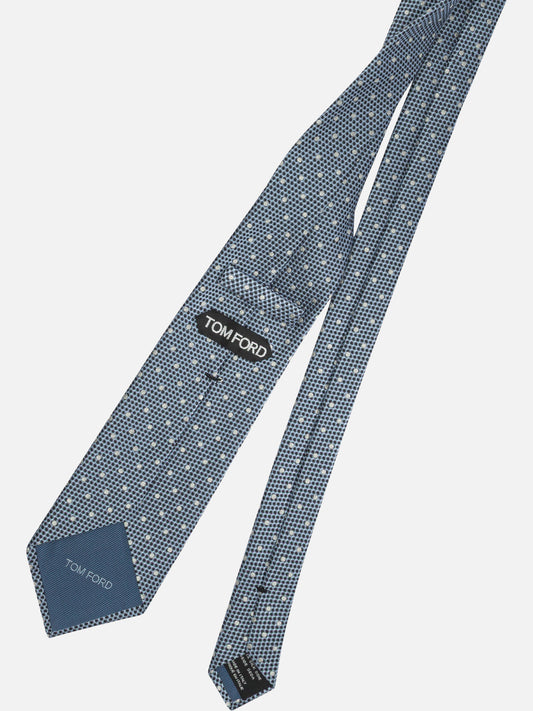 Cravatte 100% mulberry silk Azzurro - Tom Ford Uomo | PLP | VIETTI Online Store | 2