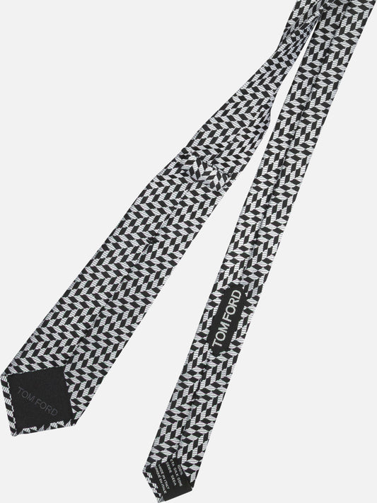 Cravatte 100% mulberry silk Bianco - Tom Ford Uomo | PLP | VIETTI Online Store | 2