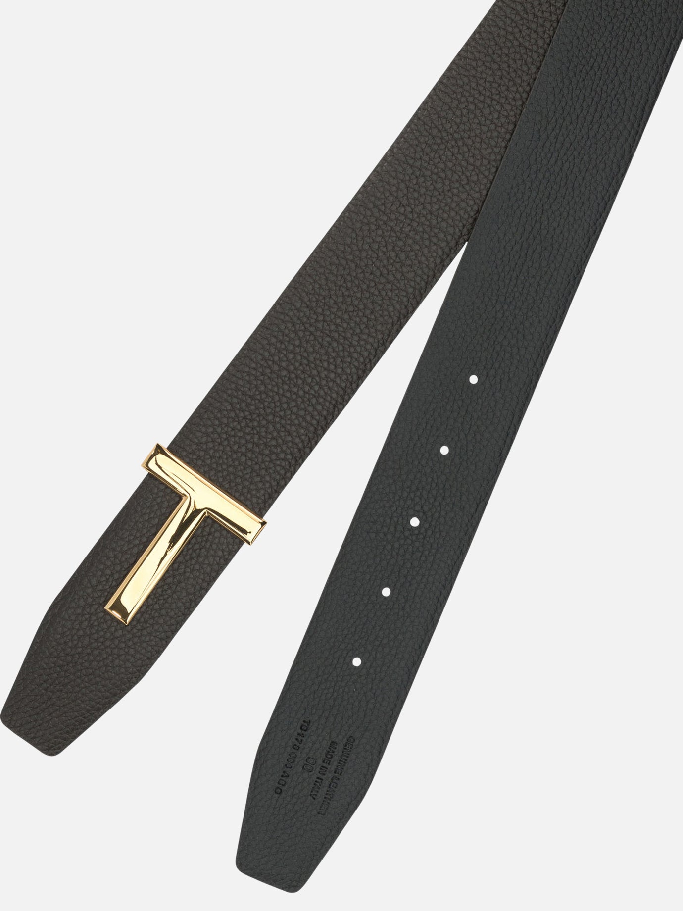 Leather belts 100% calf leather Brown - Tom Ford Men | PDP | VIETTI Online Store | Zoom-Modal_3