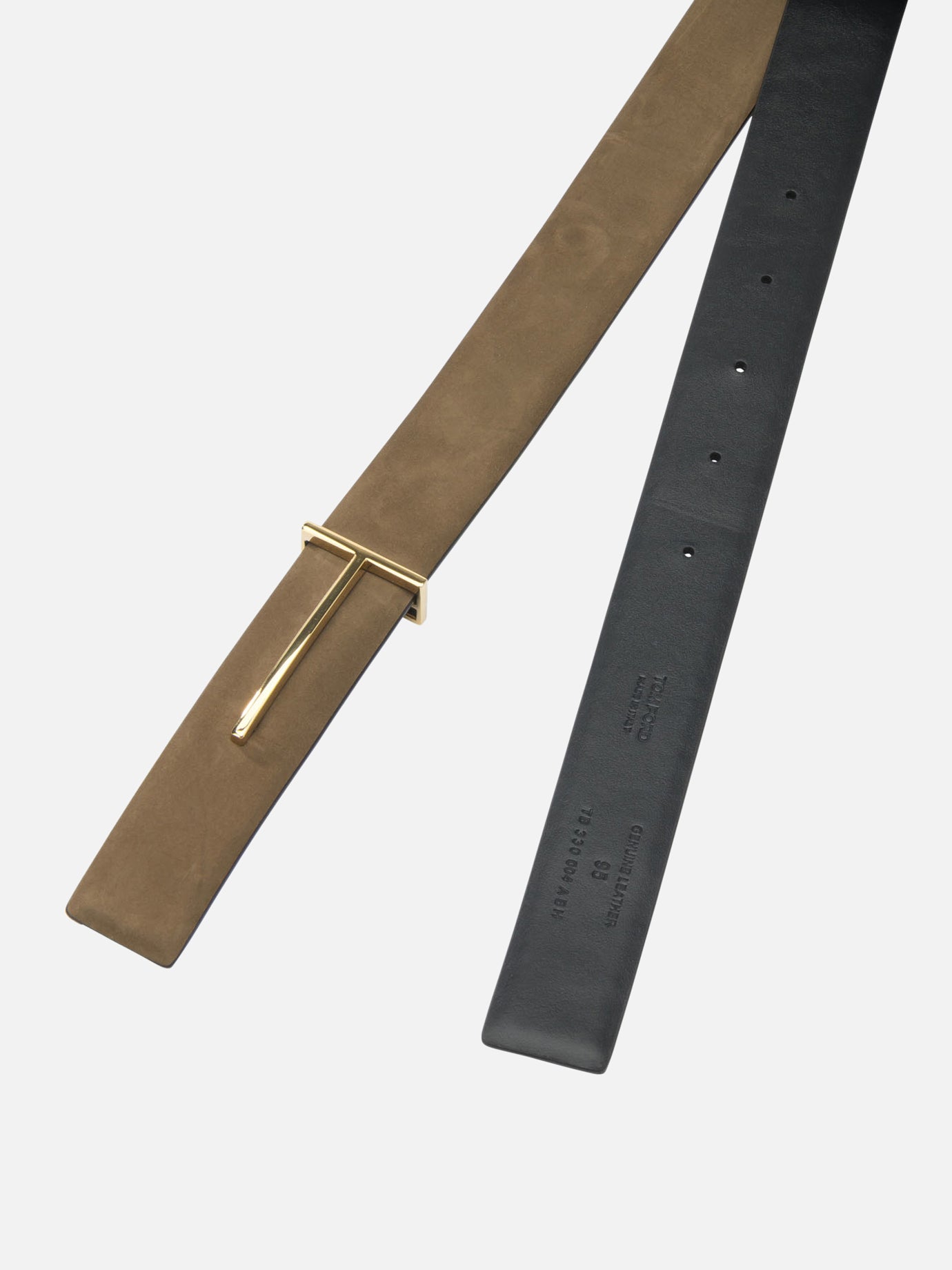 Leather belts 100% calf leather Brown - Tom Ford Men | PDP | VIETTI Online Store | Zoom-Modal_3
