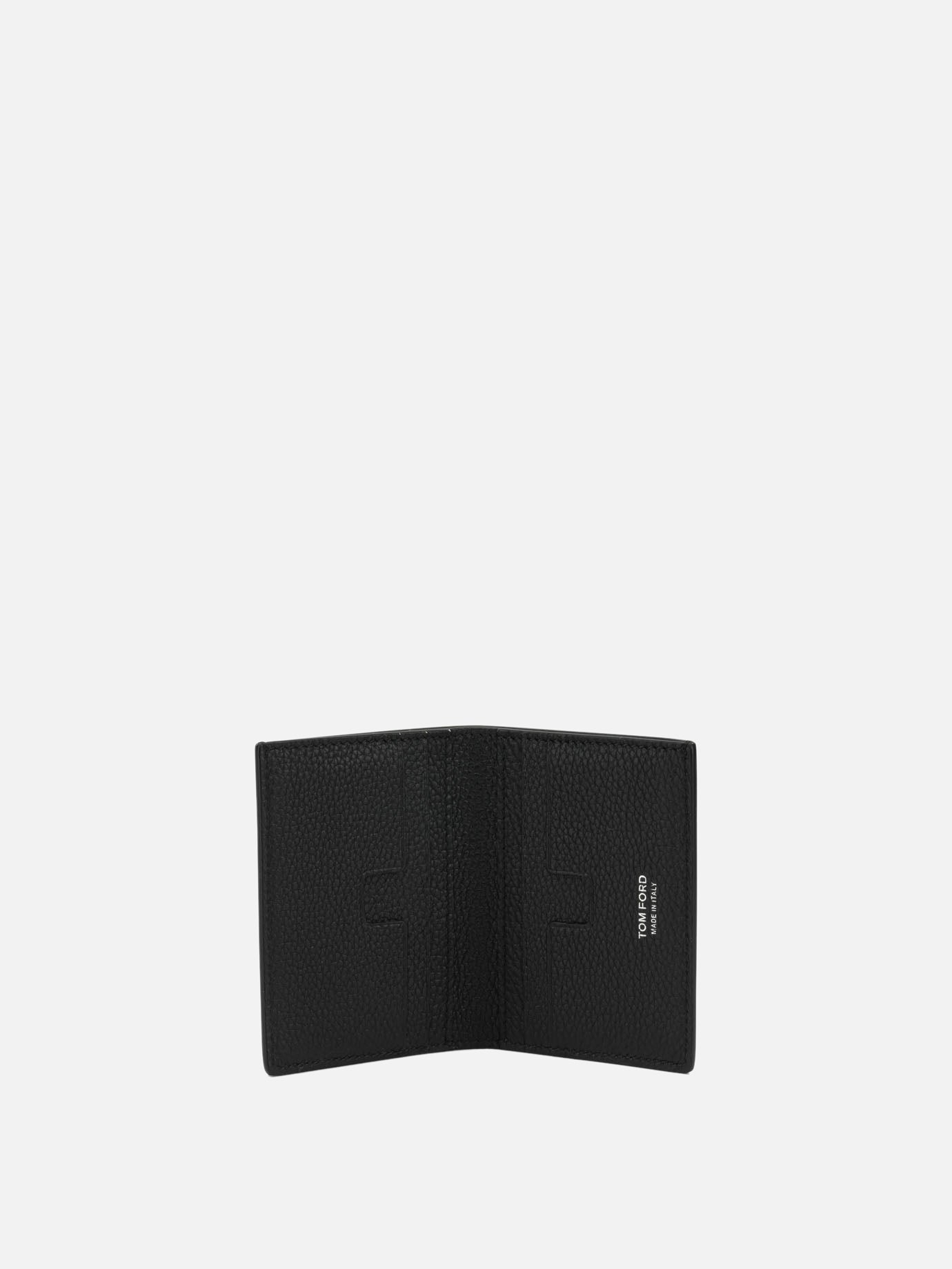 Card holders 100% calf leather - Lining: 70% calf leather 30% sheep leather Black - Tom Ford Men | PDP | VIETTI Online Store | Zoom-Modal_5