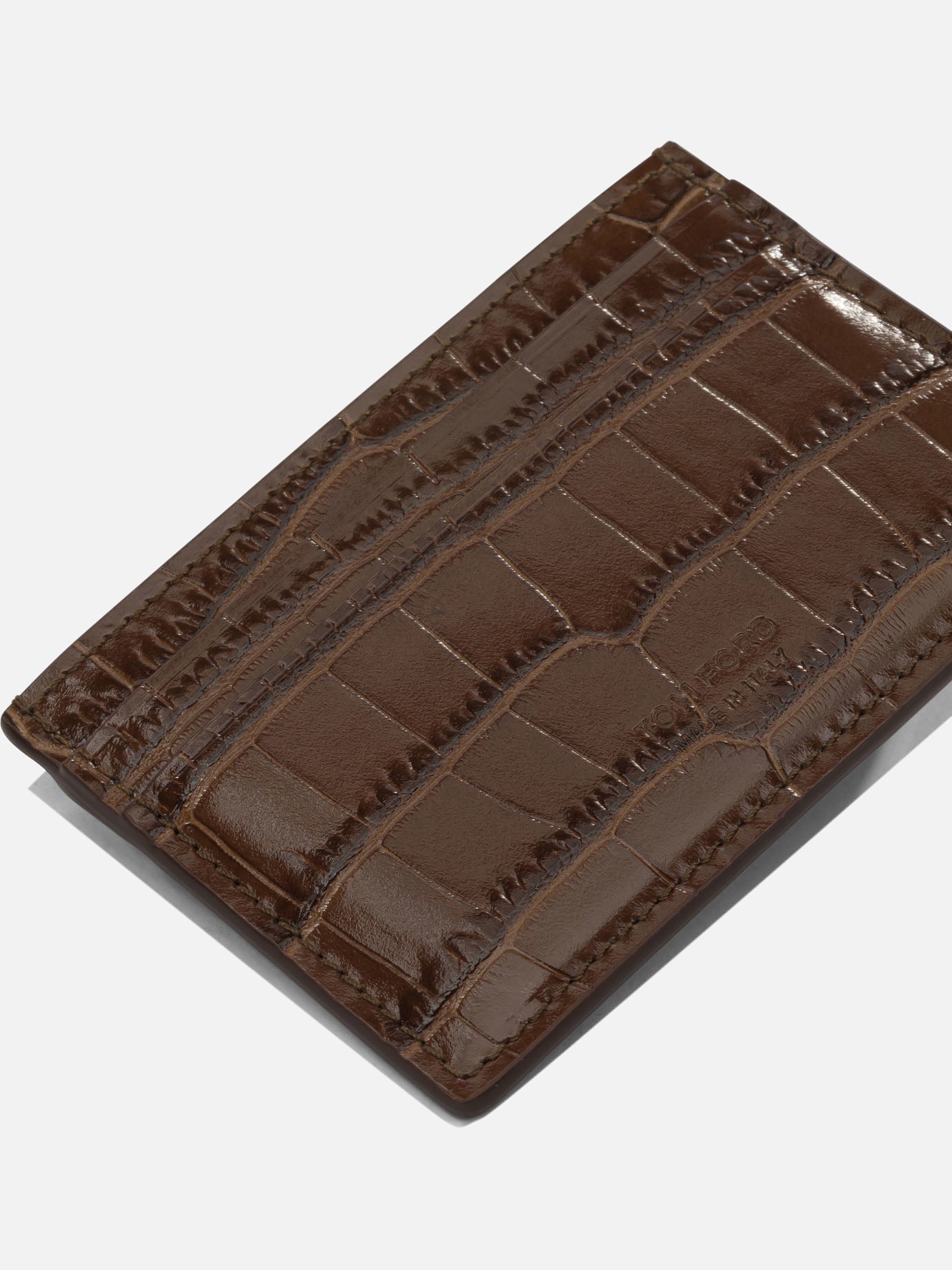 Card holders 100% calf leather Brown - Tom Ford Men | PDP | VIETTI Online Store | Zoom-Modal_4