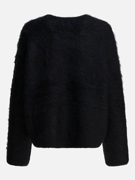 Crewneck sweaters Solid colour Black - Toteme Women | PLP | VIETTI Online Store | 2