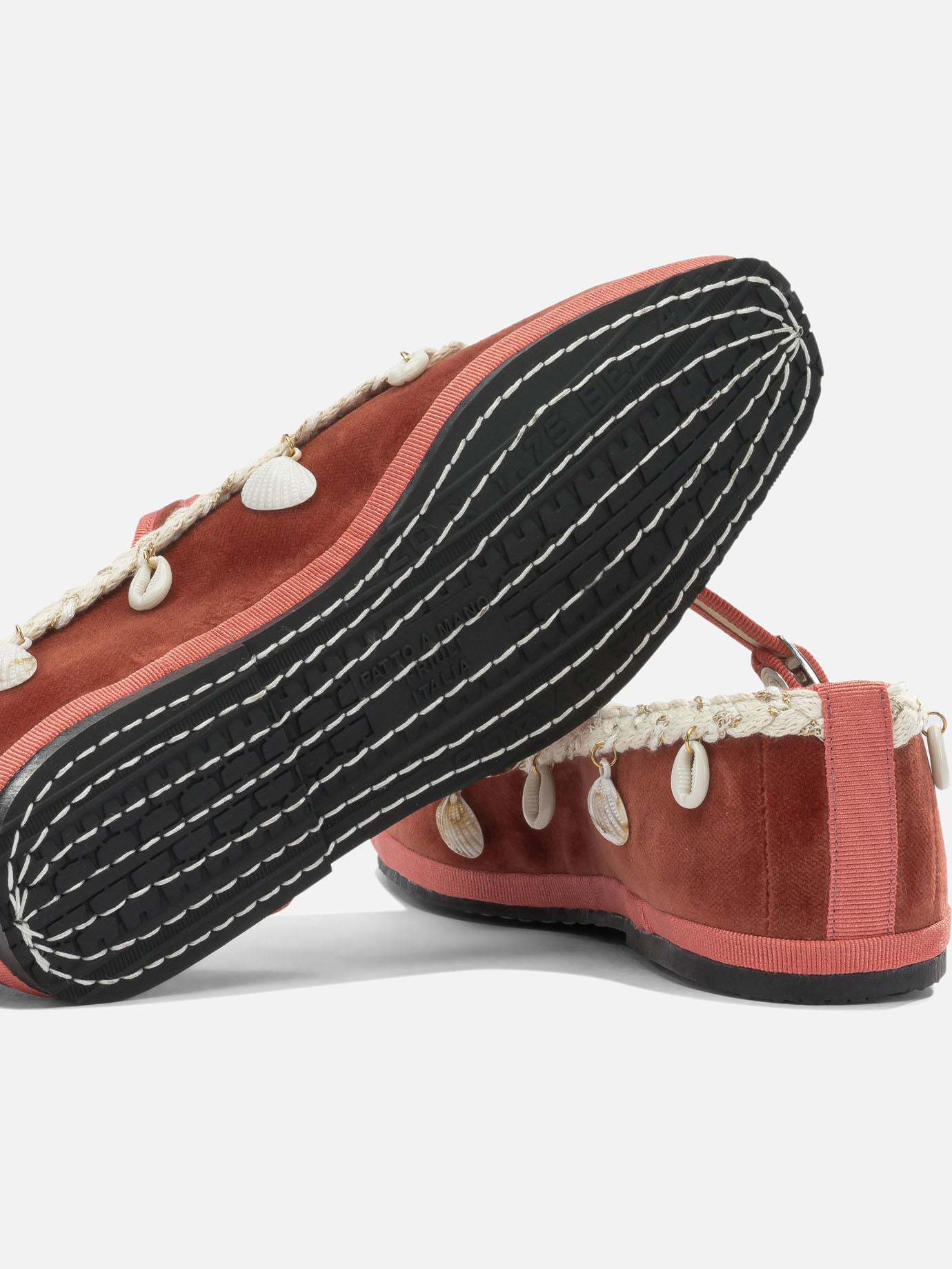 Mary Jane Friulane 100% cotton - 100% rubber Orange - Toujours Women | PDP | VIETTI Online Store | Zoom-Modal_5