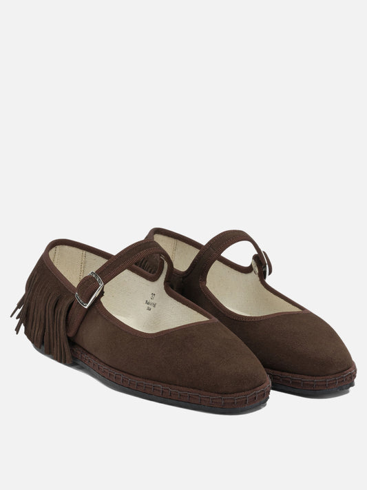 Mary Jane Friulane 100% leather - 100% rubber Brown - Toujours Women | PLP | VIETTI Online Store | 2