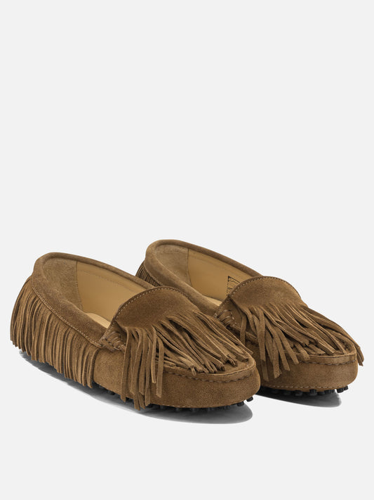 Loafers 100% suede Brown - Toujours Women | PLP | VIETTI Online Store | 2