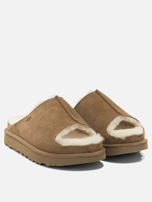 Slides 100% suede - 100% rubber Beige - Ugg Donna | PLP | VIETTI Online Store | 2