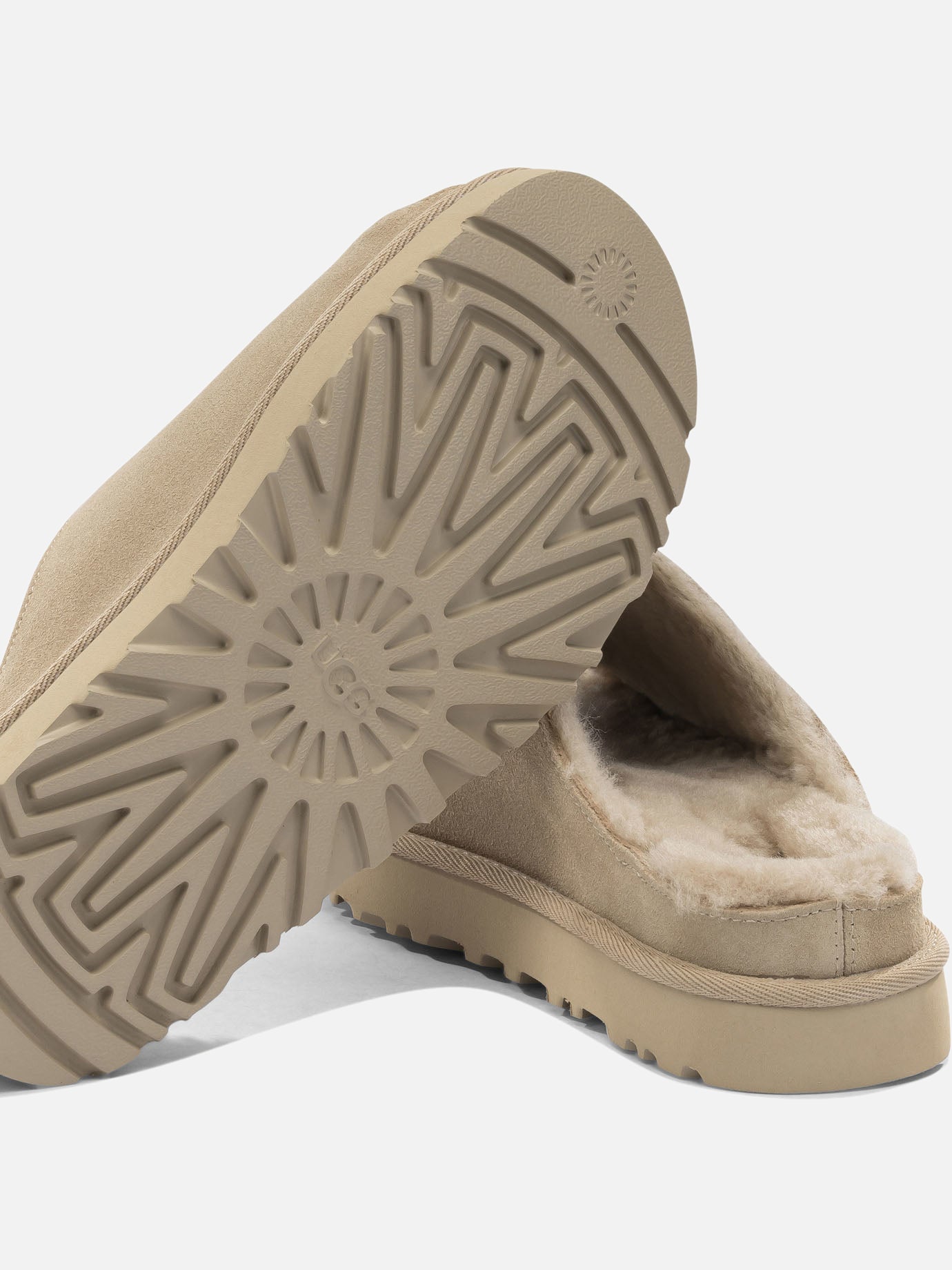 Slides 100% suede - 100% rubber Beige - Ugg Women | PDP | VIETTI Online Store | Zoom-Modal_5
