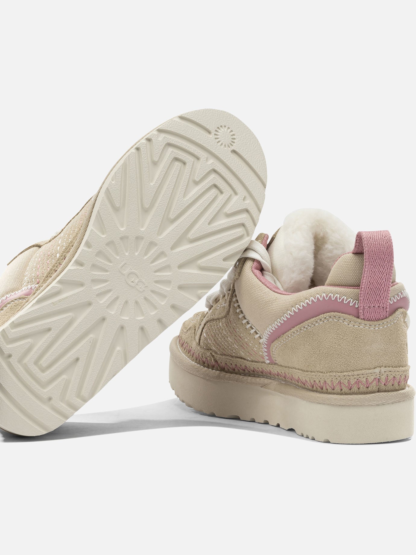 Low top sneakers 100% suede - 100% rubber Beige - Ugg Women | PDP | VIETTI Online Store | Zoom-Modal_5