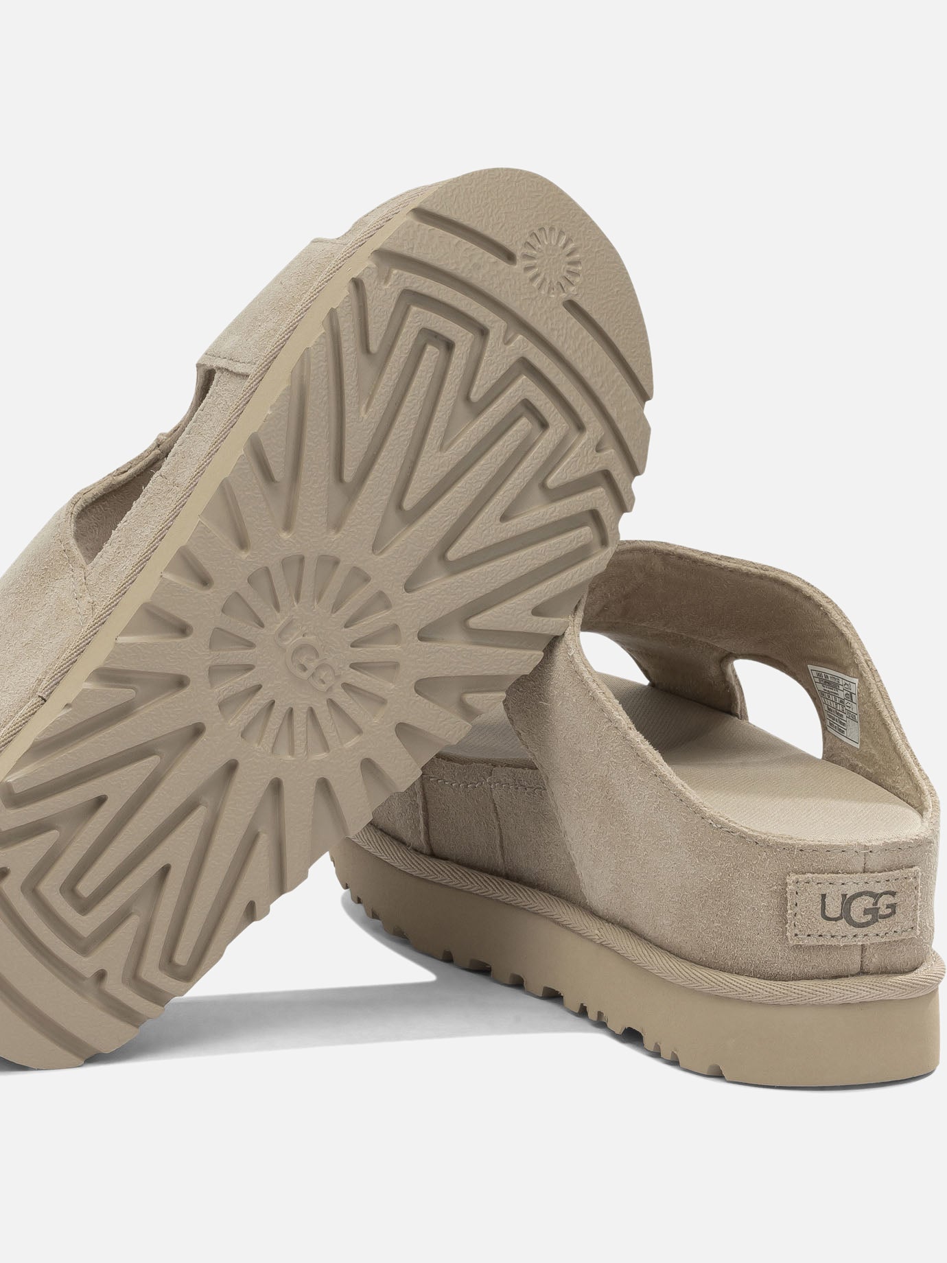Slides 100% suede leather - 100% rubber Beige - Ugg Women | PDP | VIETTI Online Store | Zoom-Modal_5