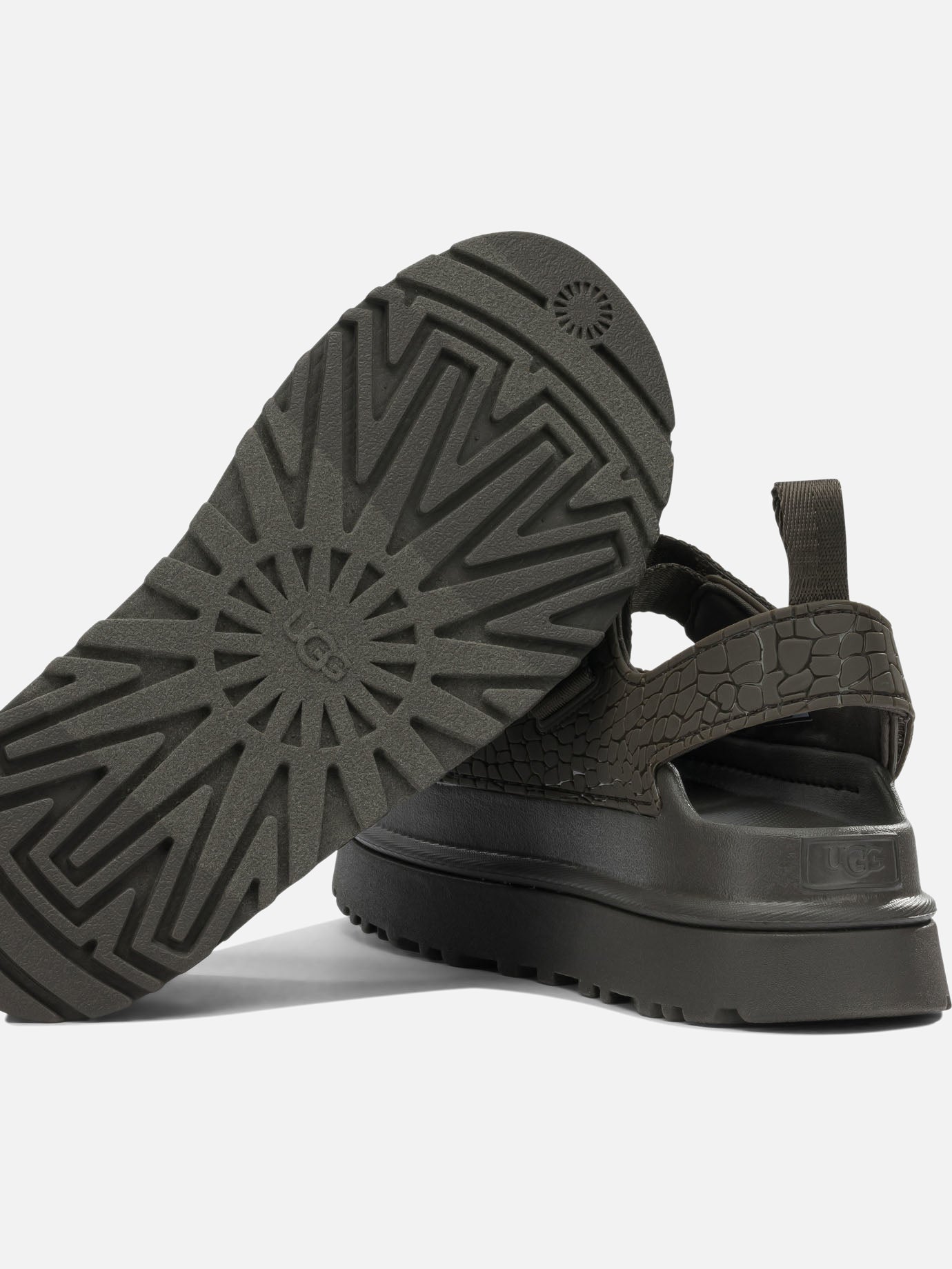 Flat sandals 100% recycled polyester Green - Ugg Women | PDP | VIETTI Online Store | Zoom-Modal_5