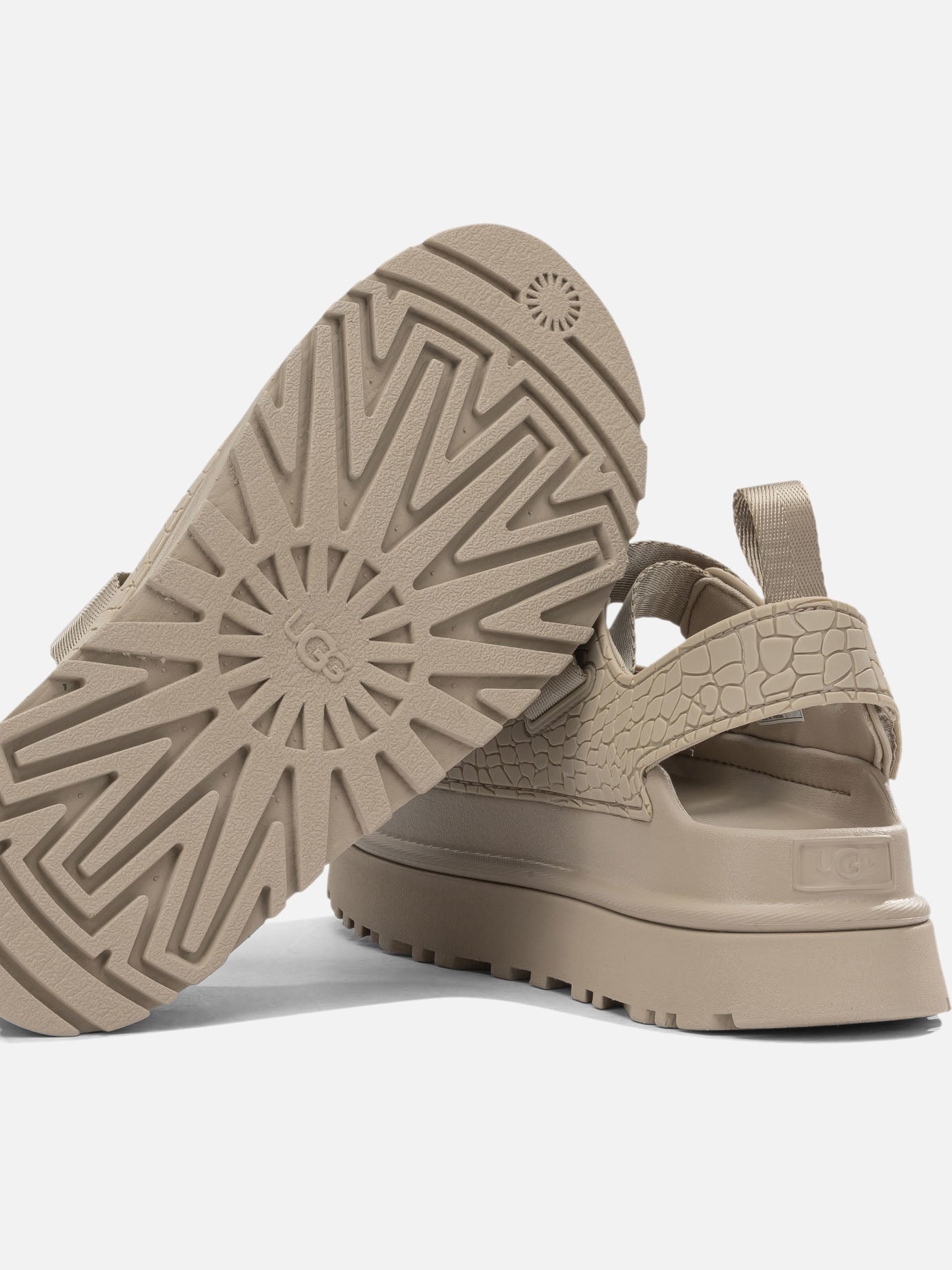Flat sandals 100% recycled polyester Beige - Ugg Women | PDP | VIETTI Online Store | Zoom-Modal_5