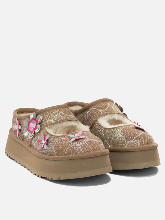 Ballerine Mary Jane 100% suede - 100% rubber Marrone - Ugg Donna | PLP | VIETTI Online Store | 2