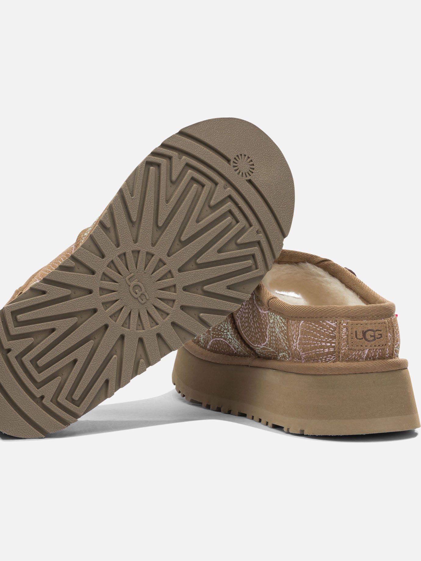 Mary Jane ballet flats 100% suede - 100% rubber Brown - Ugg Women | PDP | VIETTI Online Store | Zoom-Modal_5