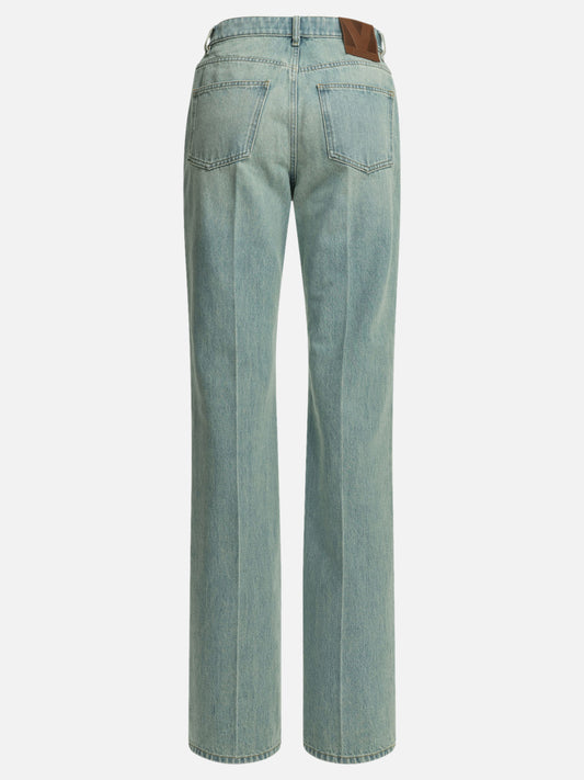 Jeans a gamba dritta Solid colour Azzurro - Valentino Donna | PLP | VIETTI Online Store | 2