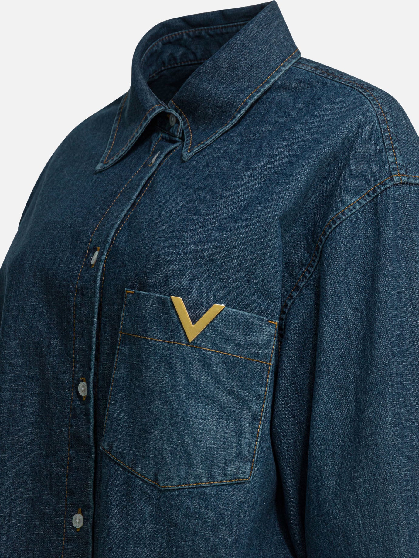 Casual shirts Logo Blue - Valentino Women | PDP | VIETTI Online Store | Zoom-Modal_4