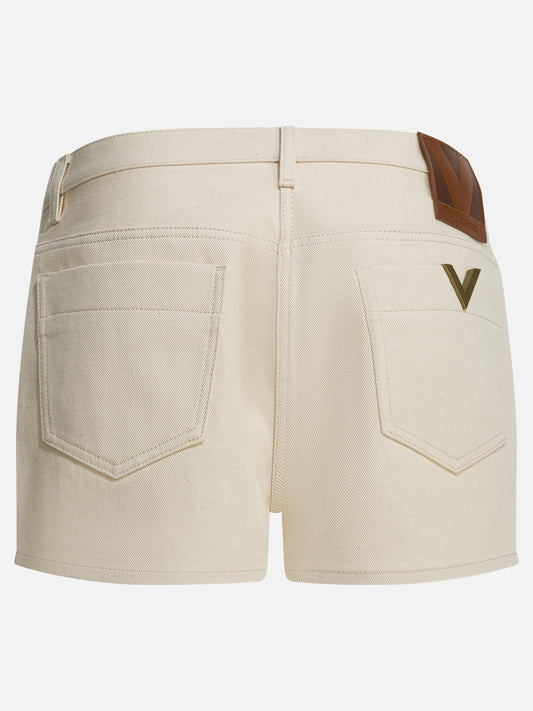 Short cinque tasche Solid colour Bianco - Valentino Donna | PLP | VIETTI Online Store | 2