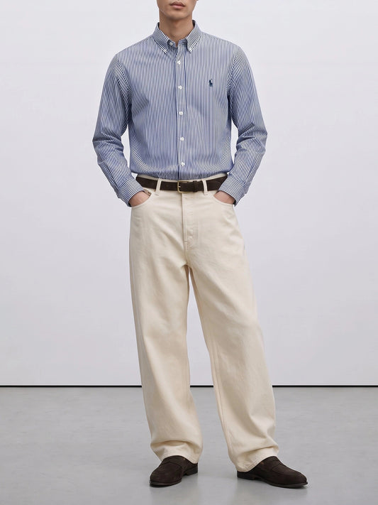 Straight-leg jeans Solid colour White - Valentino Men | PLP | VIETTI Online Store | 2