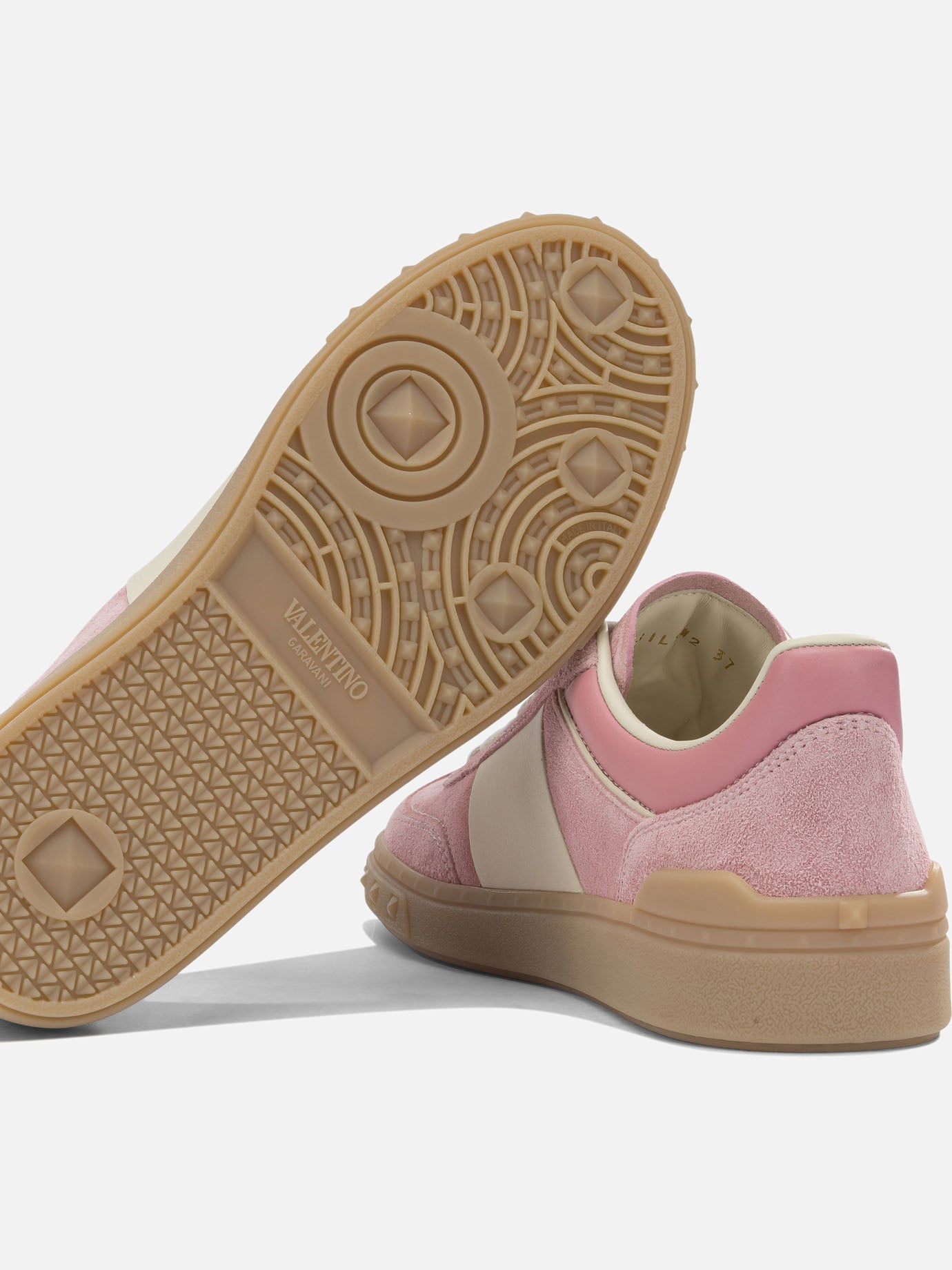 Low top sneakers 100% calf leather - 100% calf leather Pink - Valentino Garavani Women | PDP | VIETTI Online Store | Zoom-Modal_5