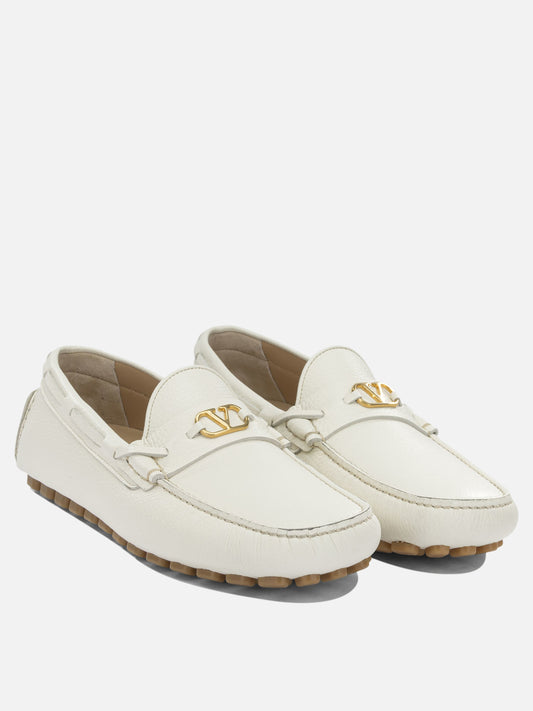 Loafers 100% calf leather - 100% rubber White - Valentino Garavani Men | PLP | VIETTI Online Store | 2