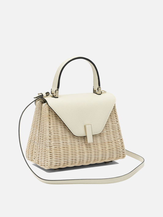 Small bags 80% rattan 20% calf leather White - Valextra Women | PLP | VIETTI Online Store | 2