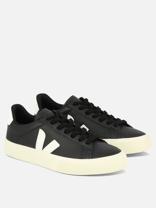 Low top sneakers 100% calf leather - 100% rubber Black - Veja Men | PLP | VIETTI Online Store | 2