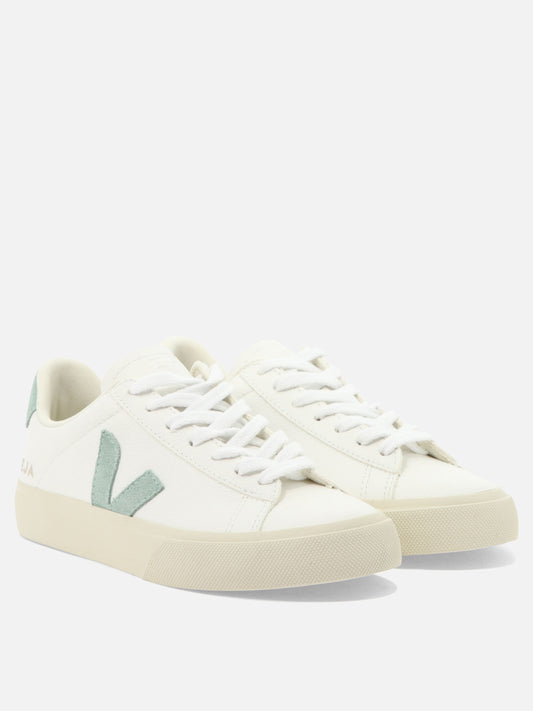 Low top sneakers 100% organic leather - 50% amazonian rubber 26% mineral silica 19% other fabric 5% synthetic rubber White - Veja Women | PLP | VIETTI Online Store | 2