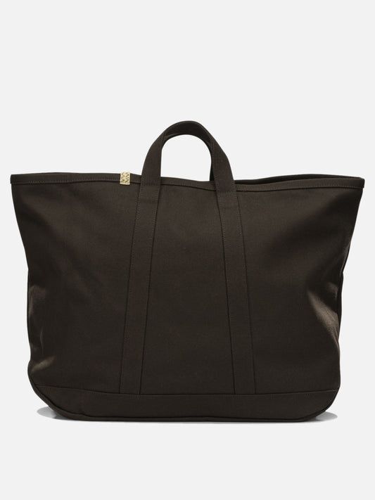 Visvim "Canvas Rime Tote L" Large Hand Bag Brown