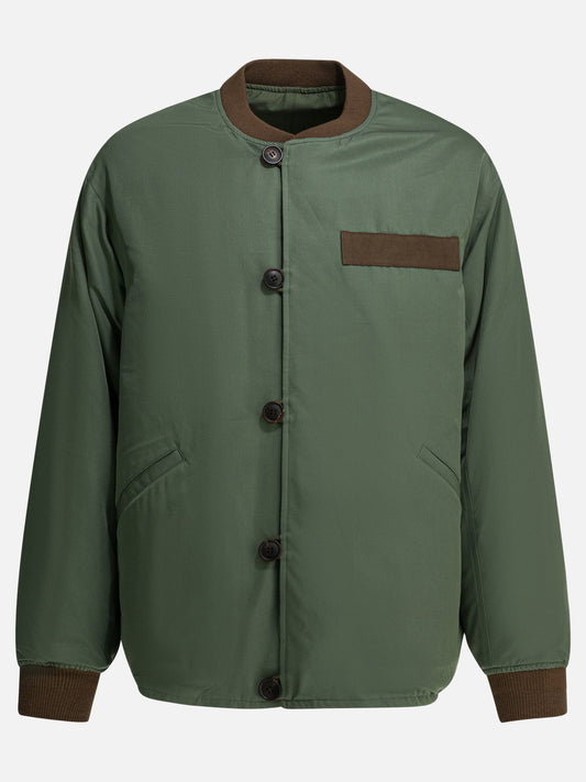 Visvim Nylon bomber jacket Green