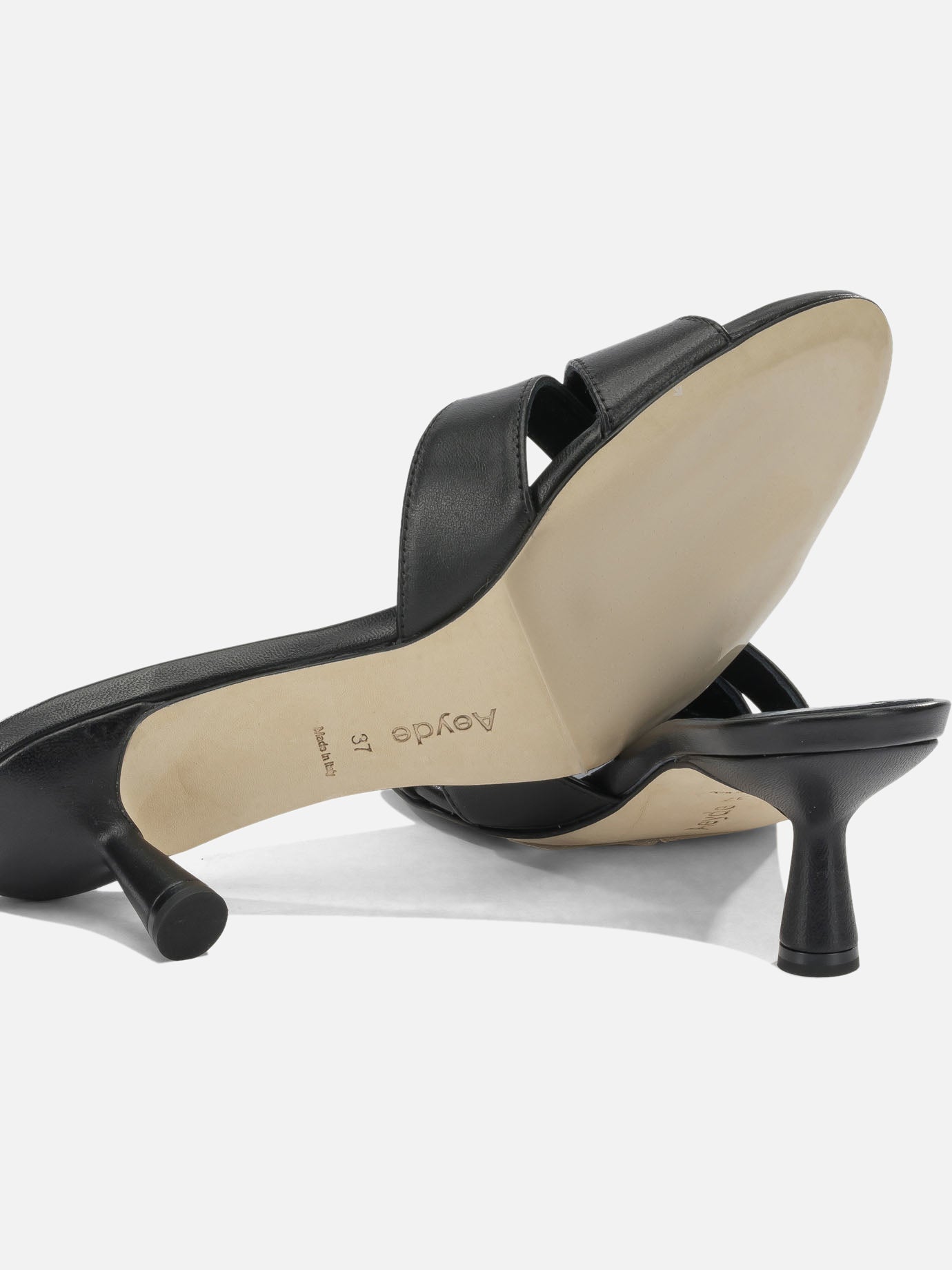 Heeled sandals 100% nappa leather - 100% cow leather Black - Aeyde Women | PDP | VIETTI Online Store | Zoom-Modal_5