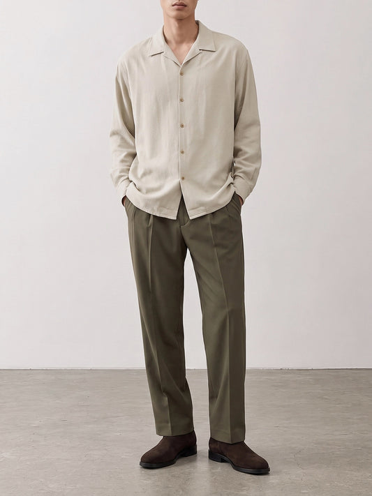 Casual shirts Solid colour Grey - A.Presse Men | PLP | VIETTI Online Store | 2