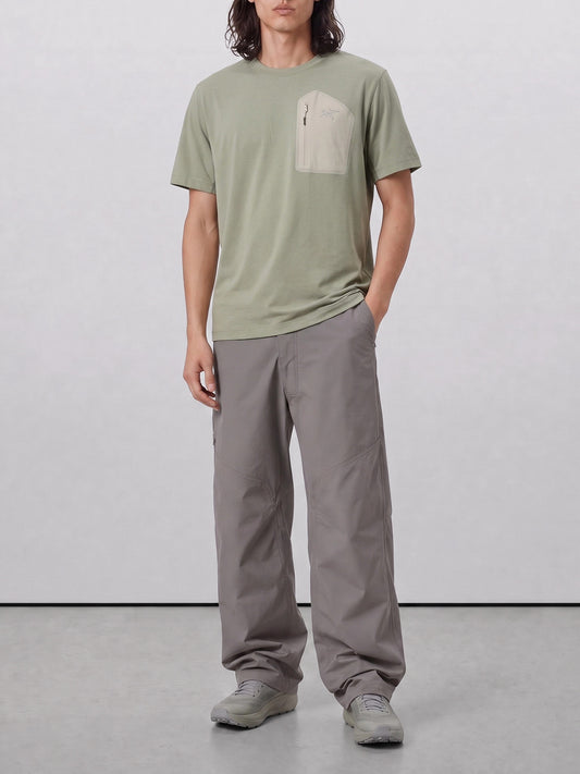 Crewneck t-shirts Logo Green - Arc'teryx Men | PLP | VIETTI Online Store | 2