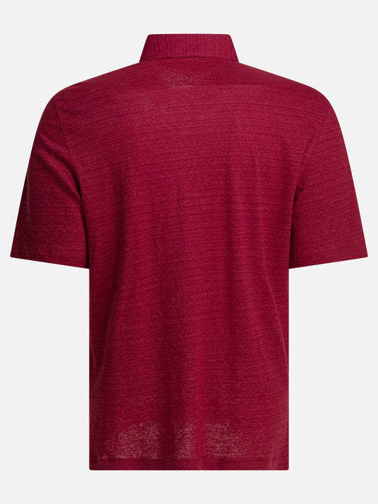 Polo shirts with buttons Solid colour Red - Brunello Cucinelli Men | PLP | VIETTI Online Store | 2