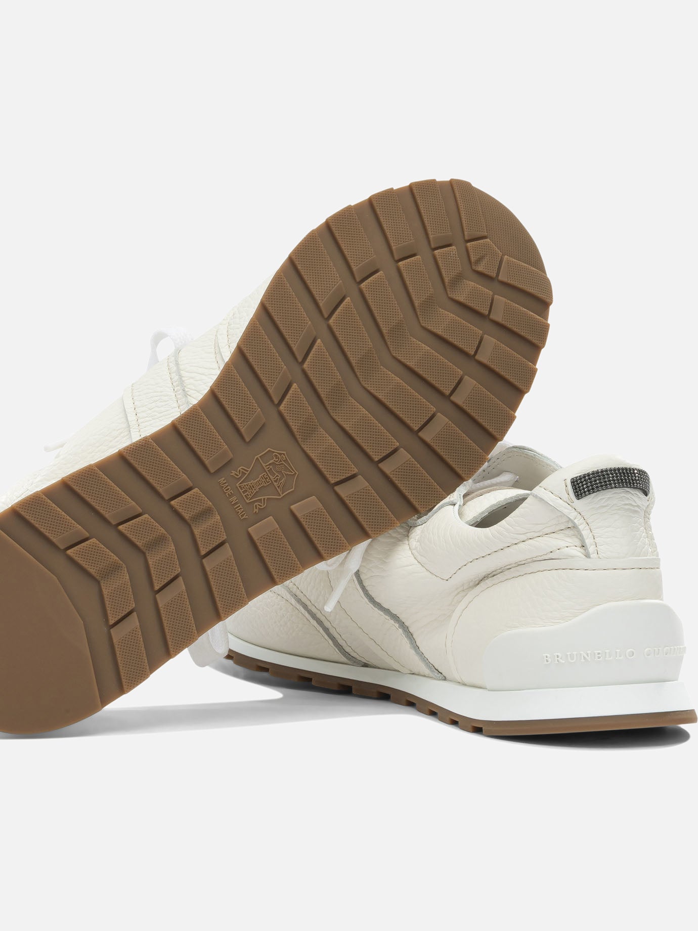 Low top sneakers 100% leather - 100% rubber White - Brunello Cucinelli Women | PDP | VIETTI Online Store | Zoom-Modal_5