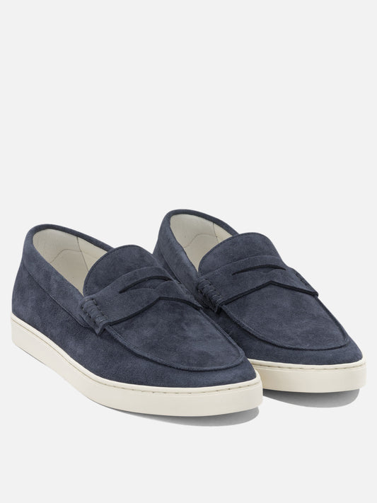 Loafers 100% leather - 100% rubber Blue - Brunello Cucinelli Men | PDP | VIETTI Online Store | 2