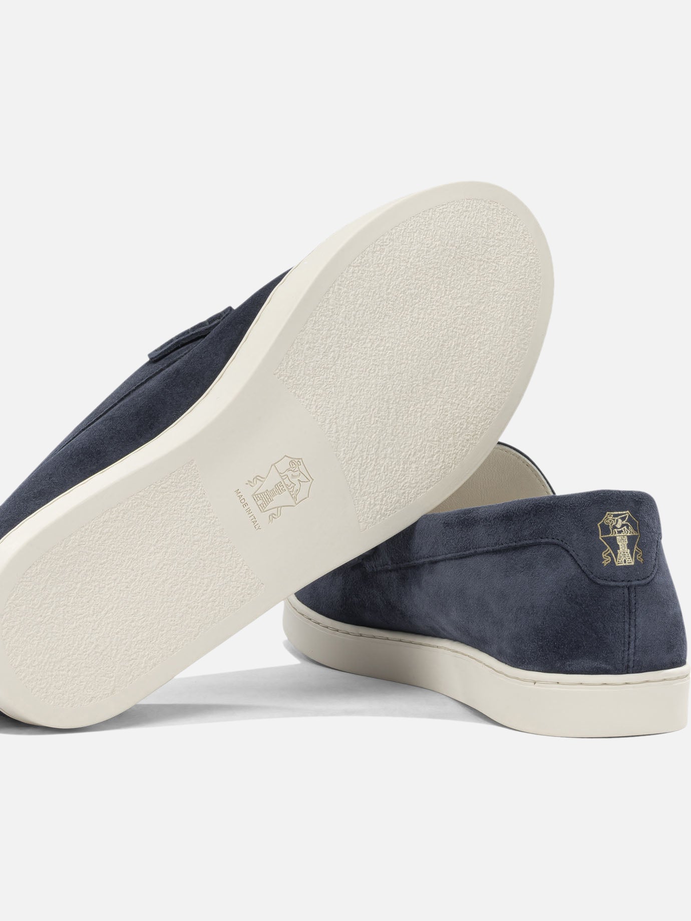 Loafers 100% leather - 100% rubber Blue - Brunello Cucinelli Men | PDP | VIETTI Online Store | Zoom-Modal_5